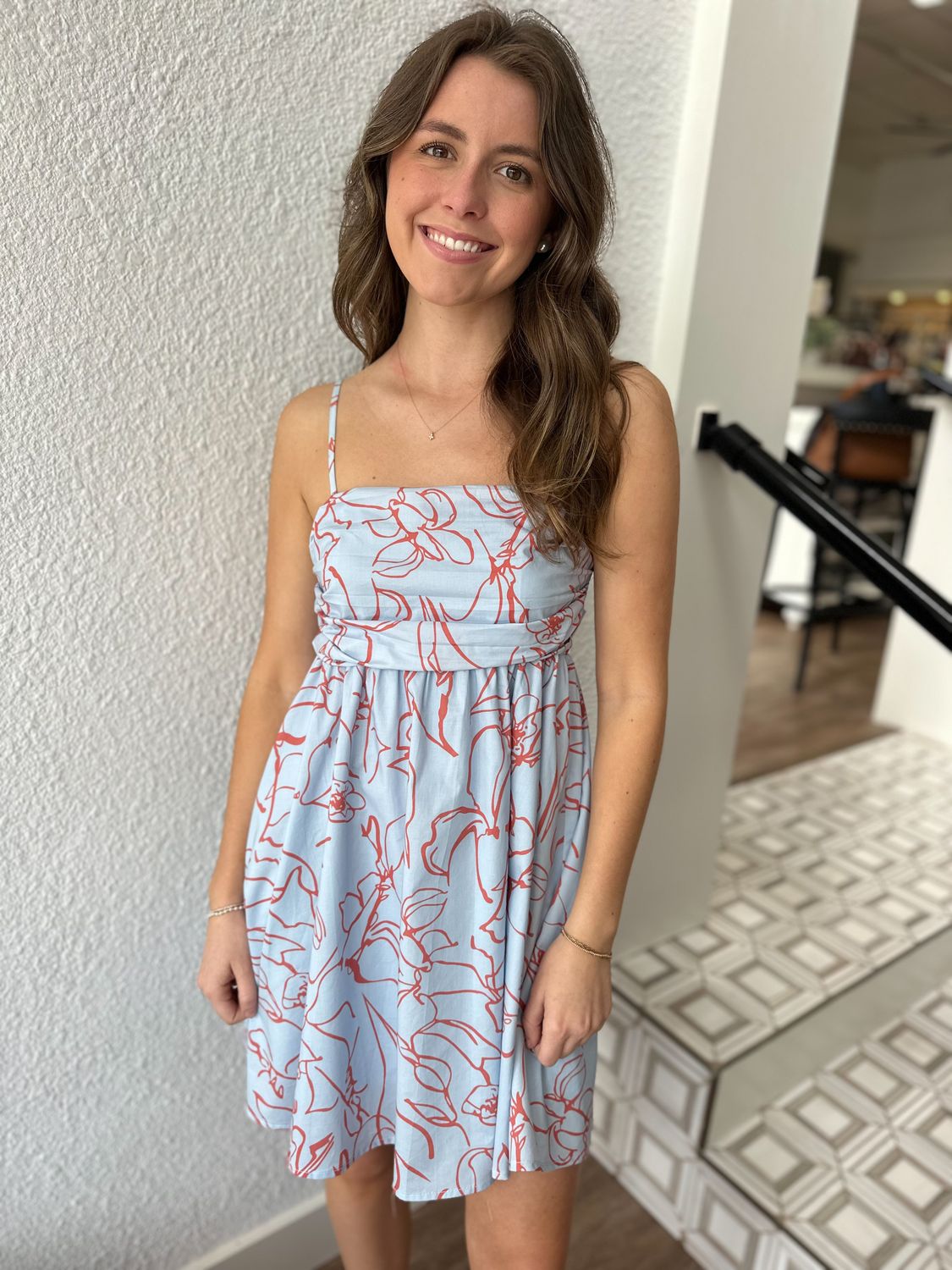 Santorini Dreams Mini Dress