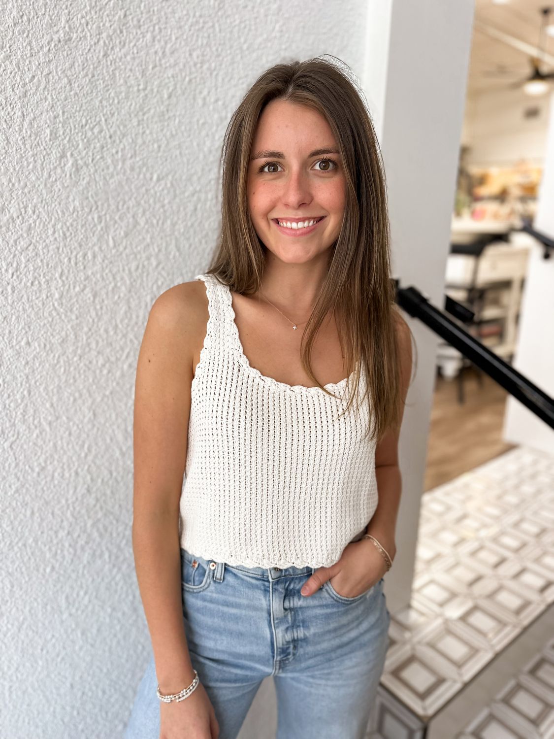 Seashell Knit Cami