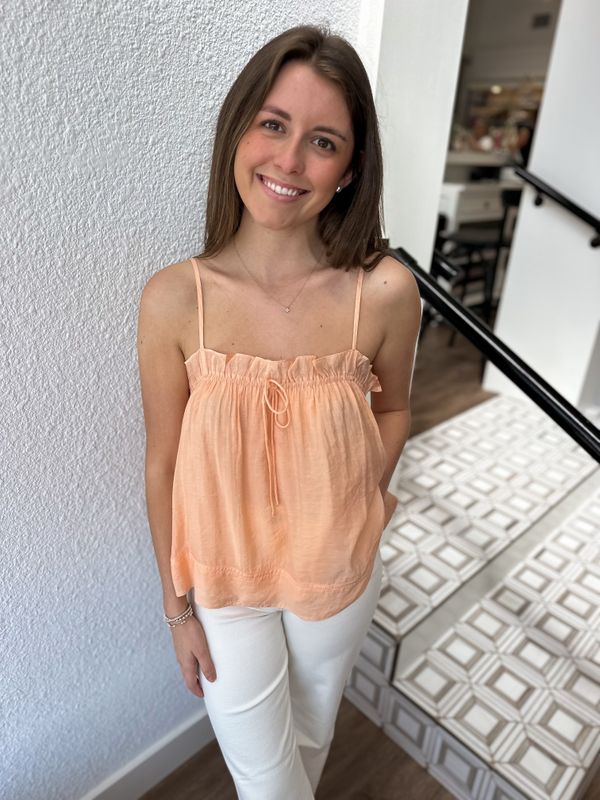 Cantaloupe Trapeze Top