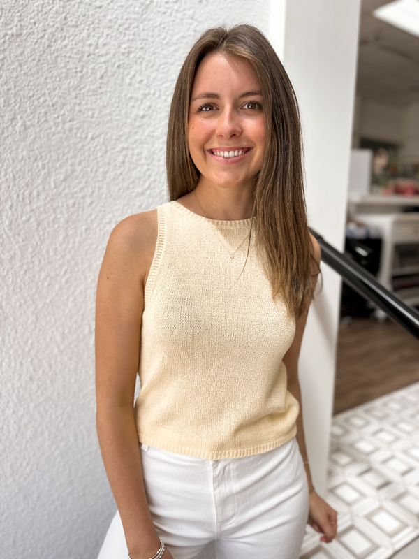 Lemon Sterling Sweater Tank