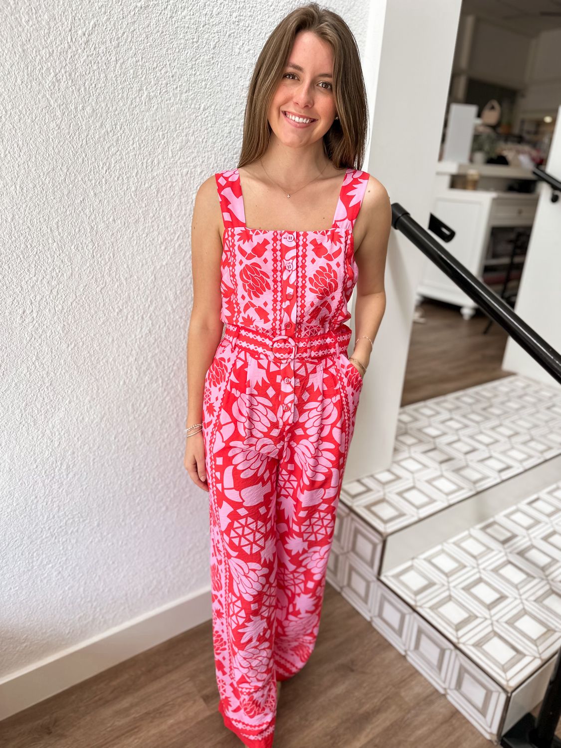 Pink Paloma Jumpsuit