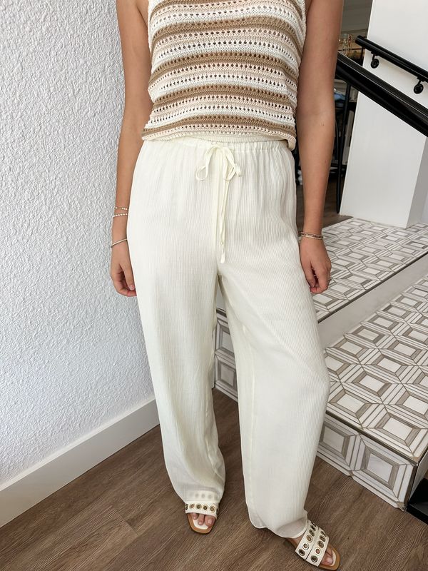 Sadie &amp; Sage Ivory Spritz Pant