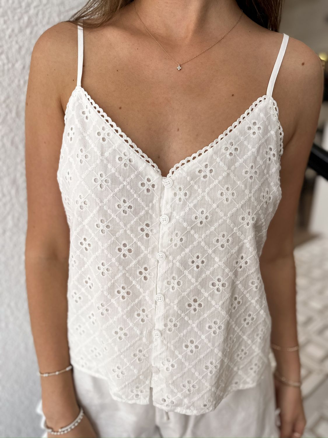 Evie Eyelet Cami