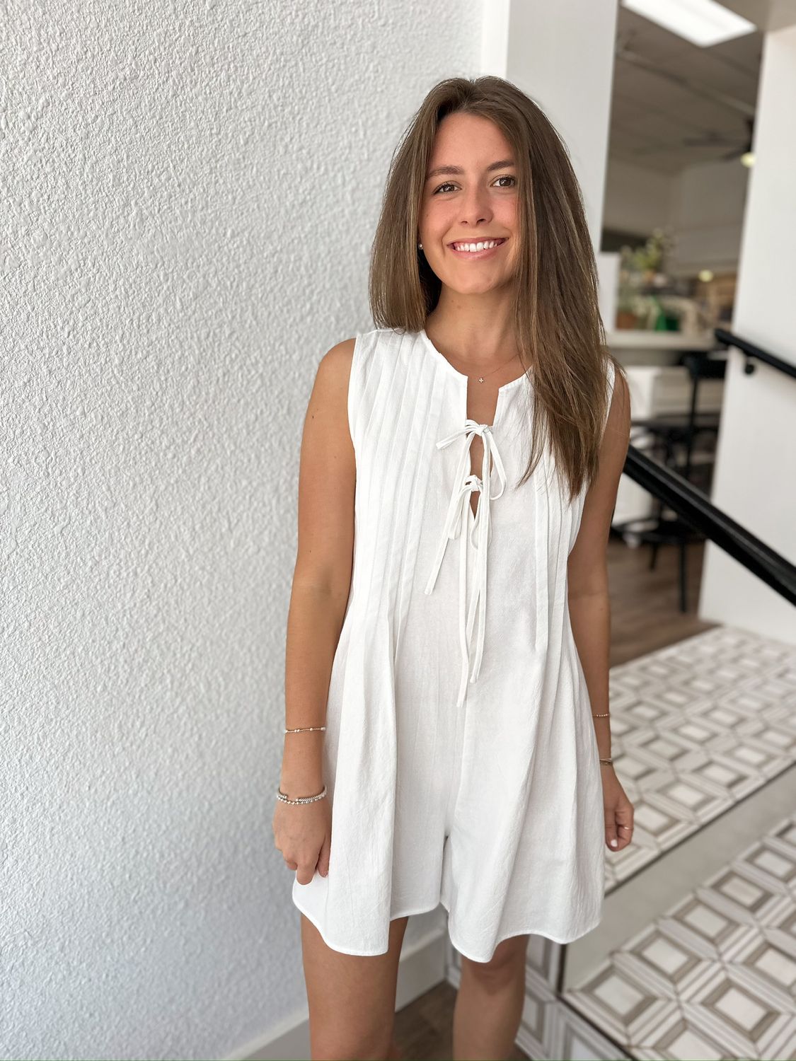 Neutral Ground Romper