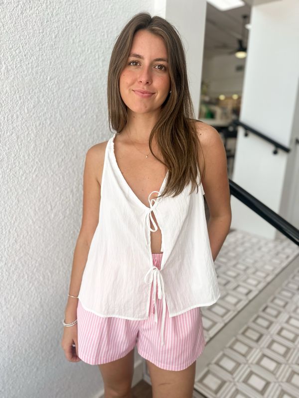 Laurel Tie Top