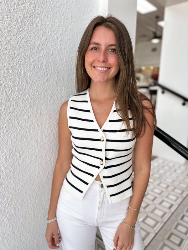 Signal Stripe Top