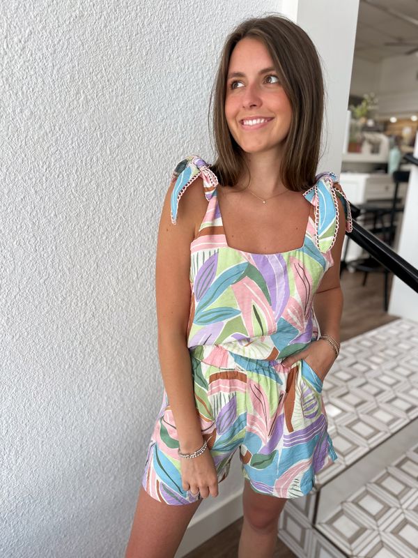 Painted Tropic Top