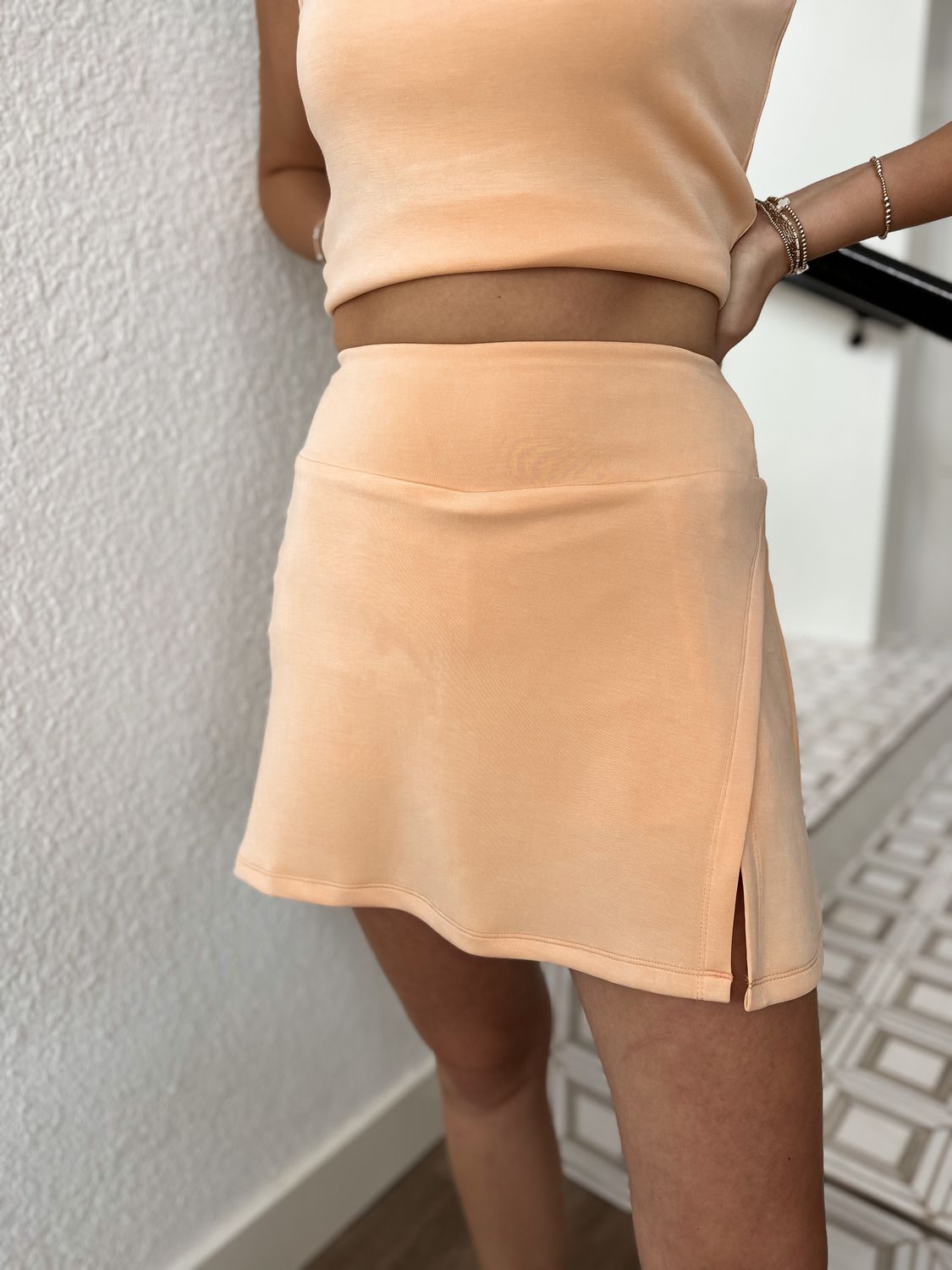 Peach Puff Skirt