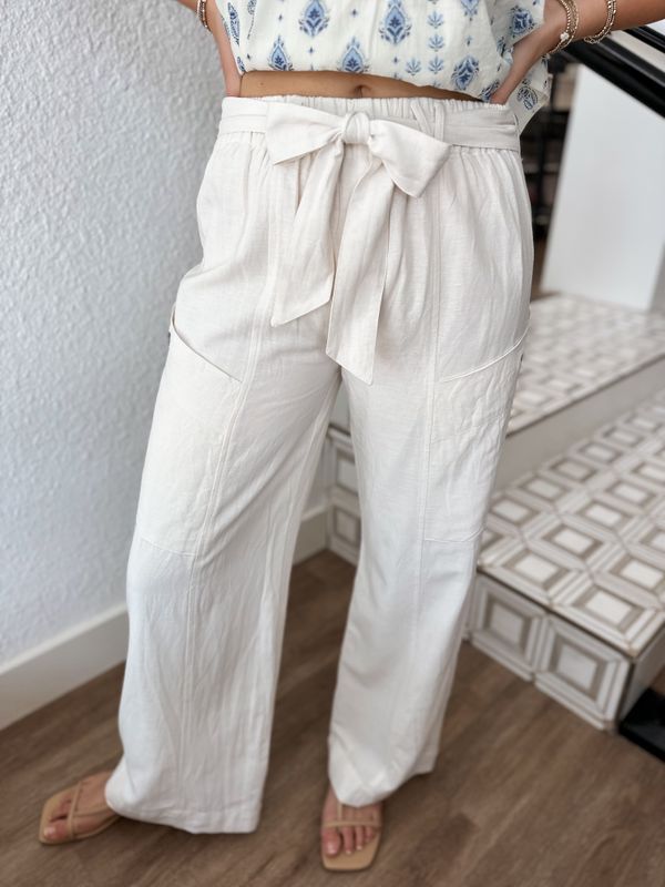 Whisper White Garnet Pant