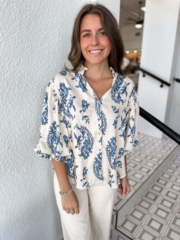 Blue Botanic Top