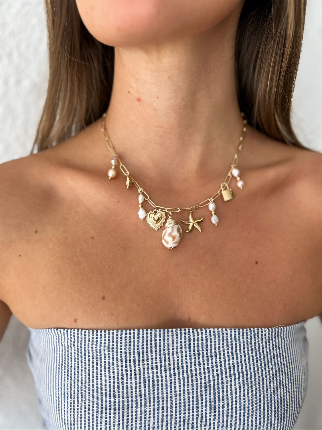 Sea &amp; Sun Charm Necklace