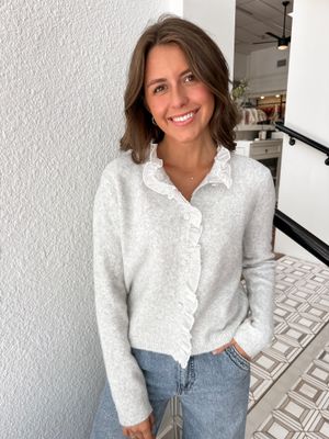 Ruffle Edge Cardigan