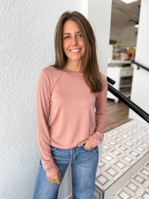 Blush Teddy Tee