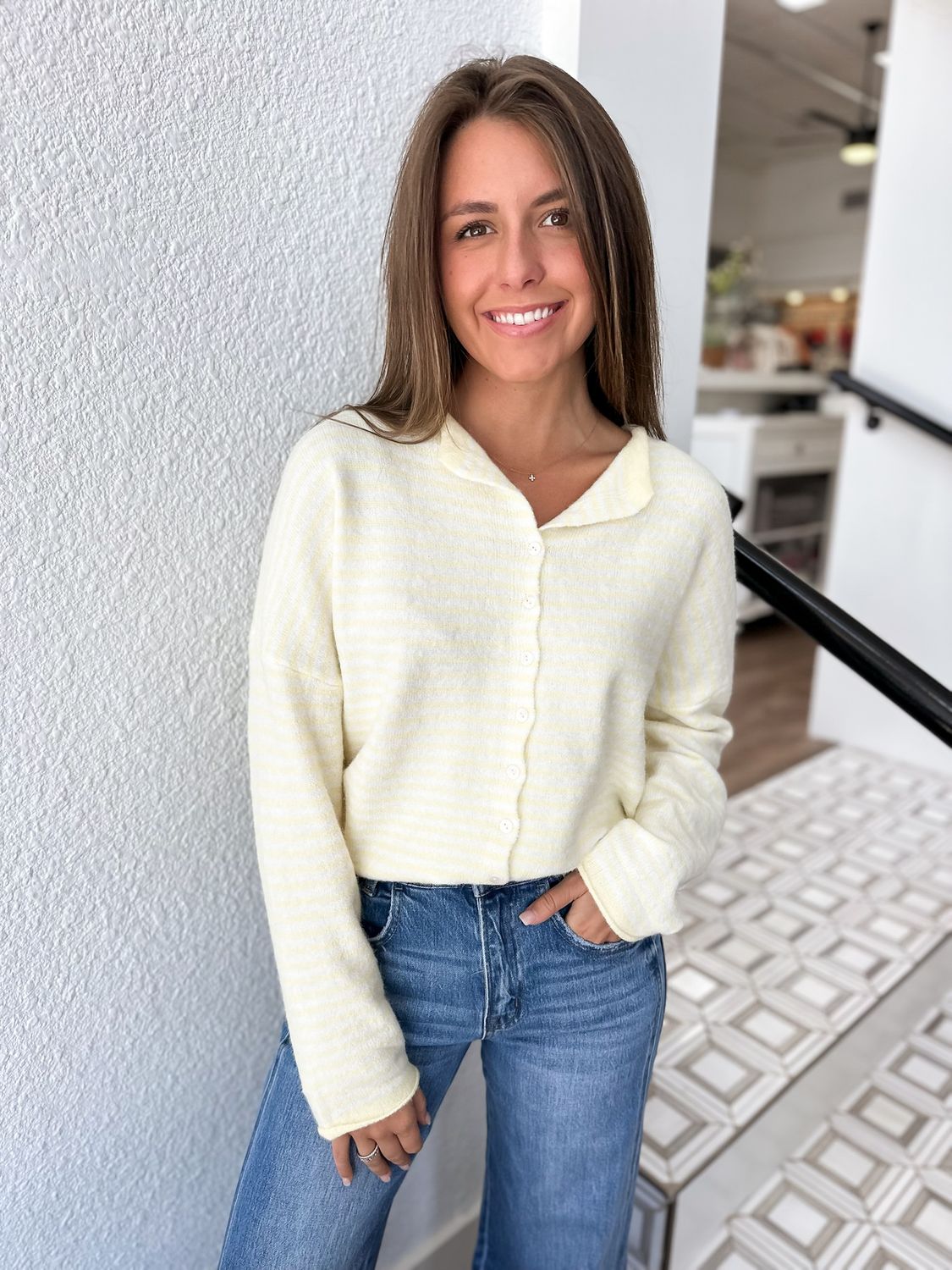 Sunny Stripe Cardigan