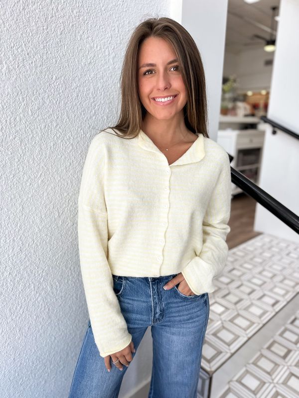 Sunny Stripe Cardigan