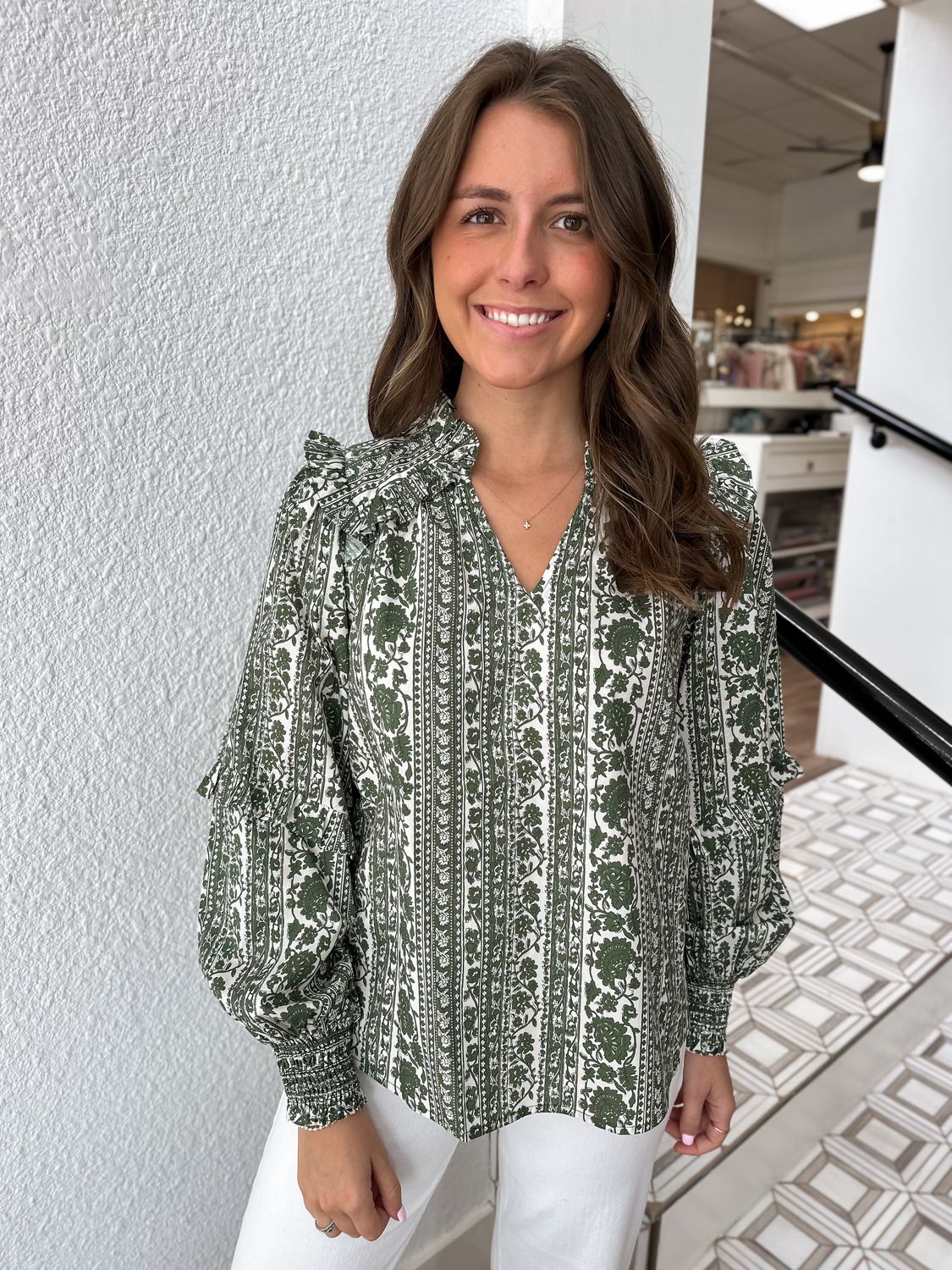 Olivia Ruffle Top