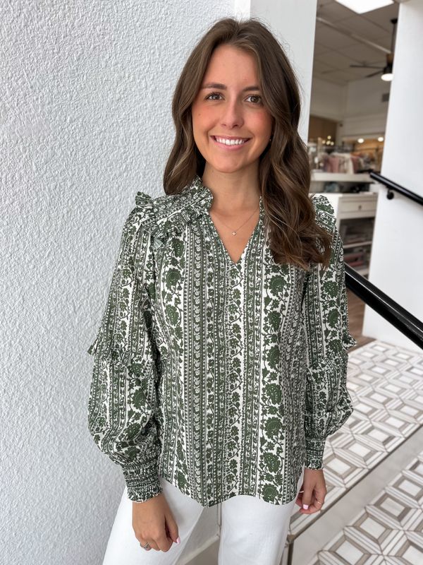 Olivia Ruffle Top