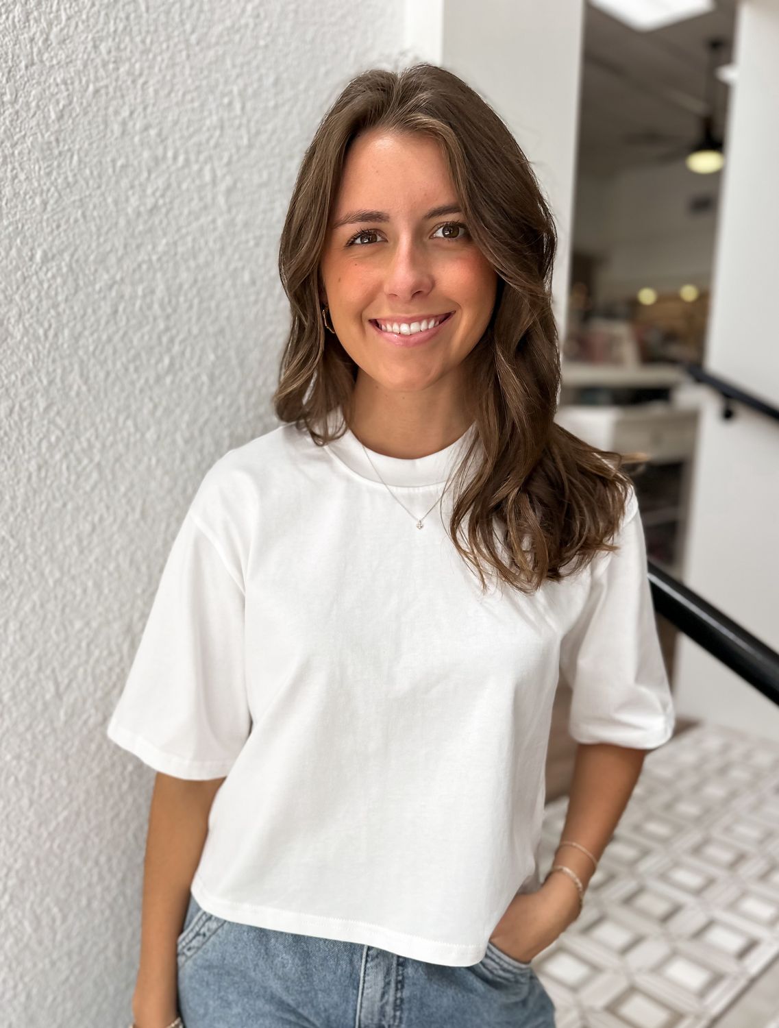 White Daphne Top