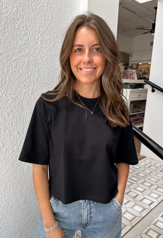 Black Daphne Top