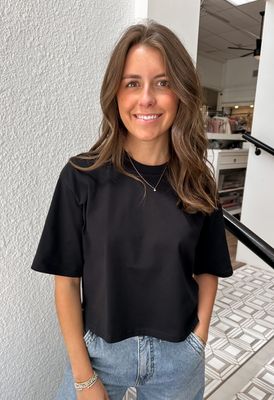 Black Daphne Top