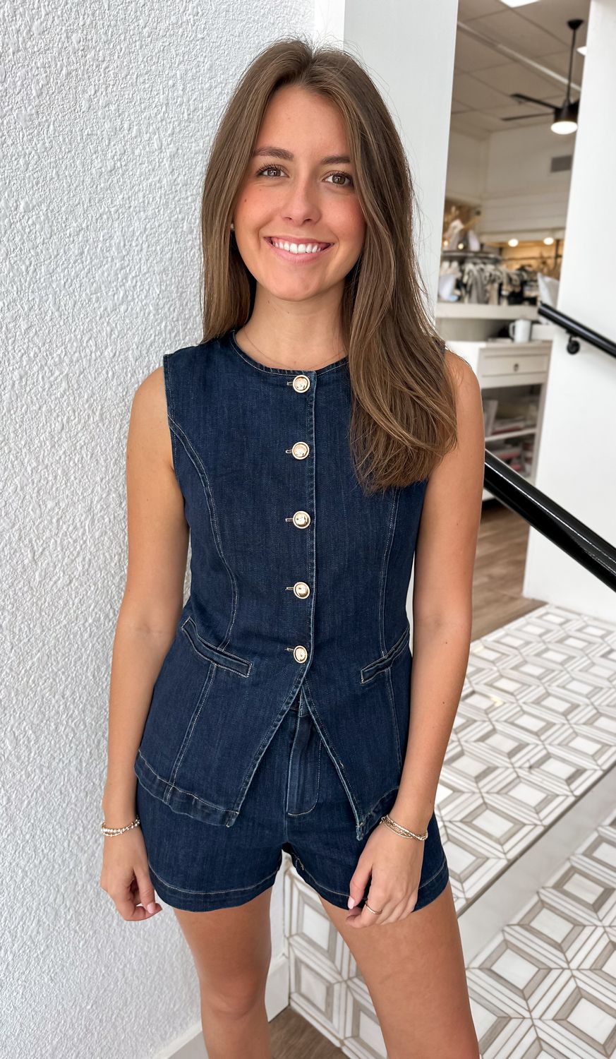 Hudson Denim Vest