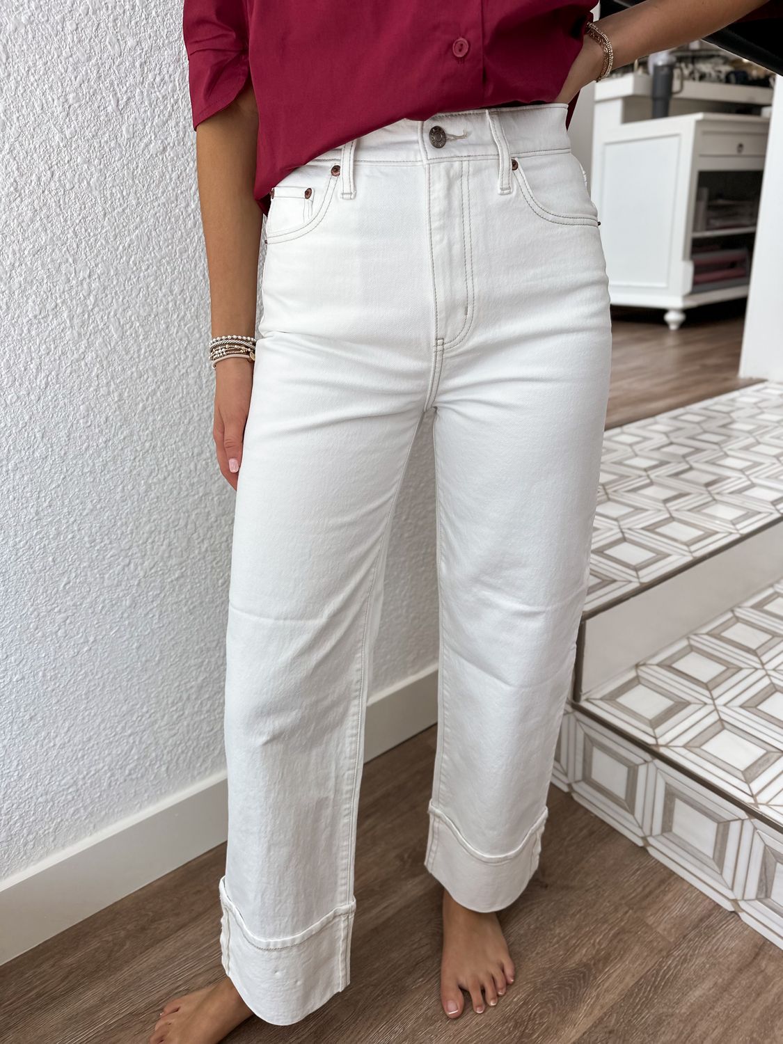 Eastside Loose Cuff in Vanilla