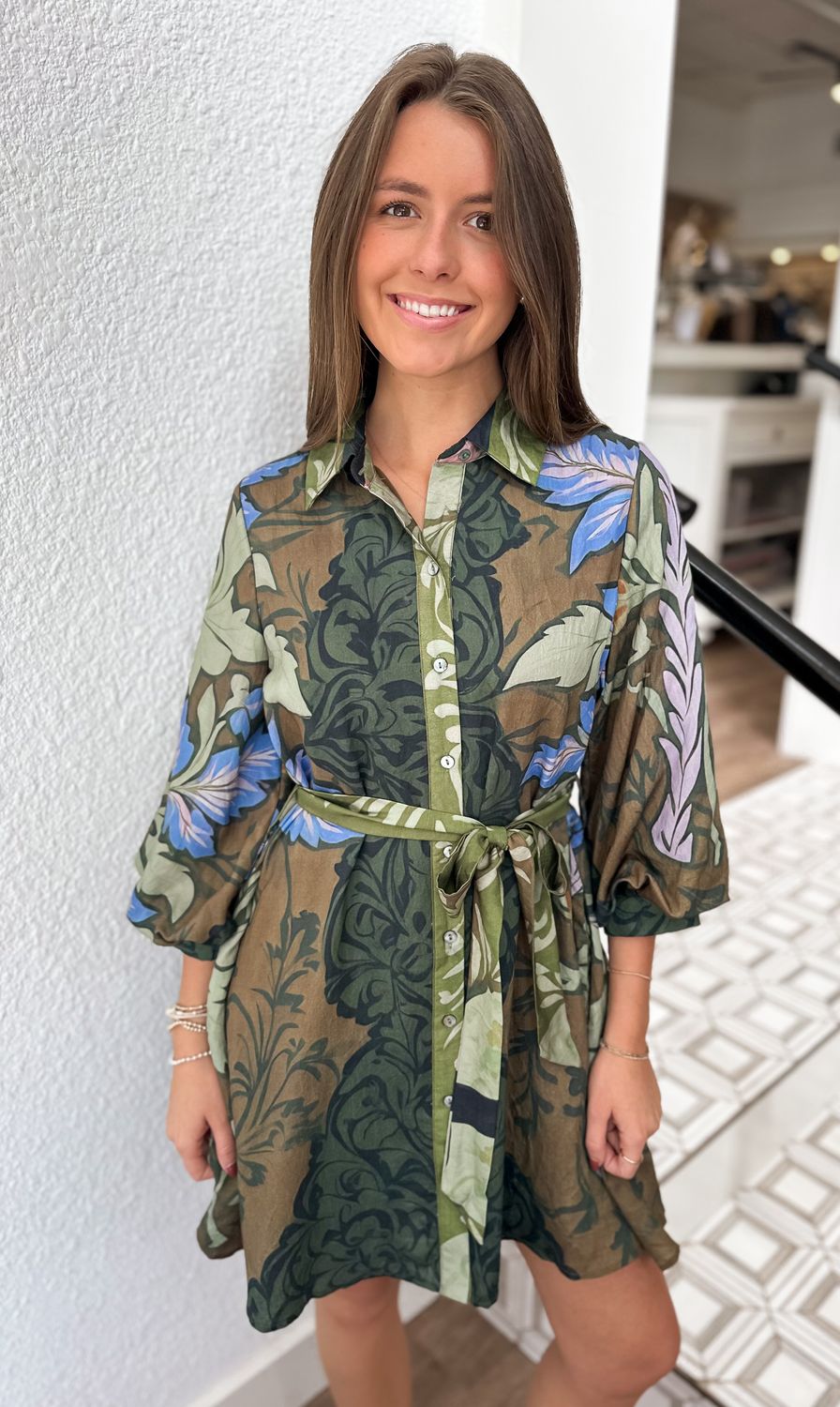 Rossi Belted Dress