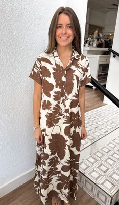 Mocha Carrie Maxi Dress