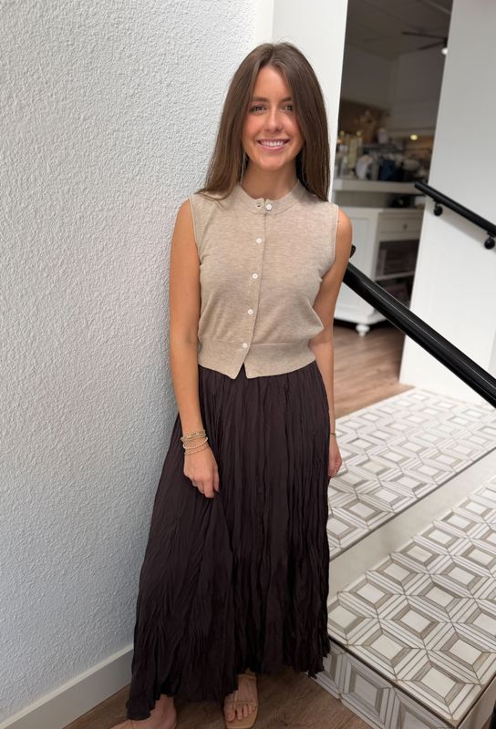 Truffle Maxi Skirt