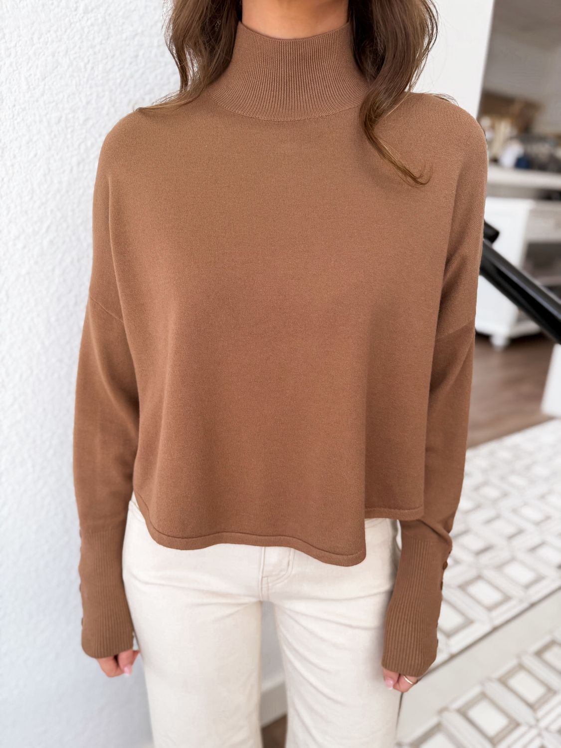Winnie Camel Sweater