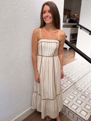 Callie Stripe Maxi Dress