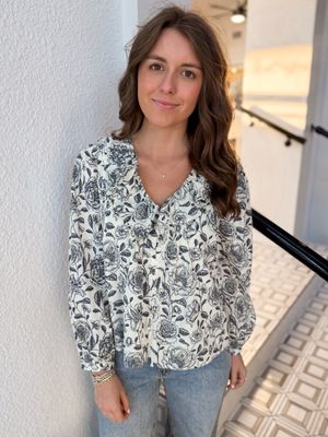 Maribel Floral Top