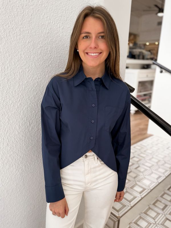 Midnight High Low Top