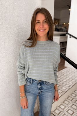 Misty Stripe Sweater