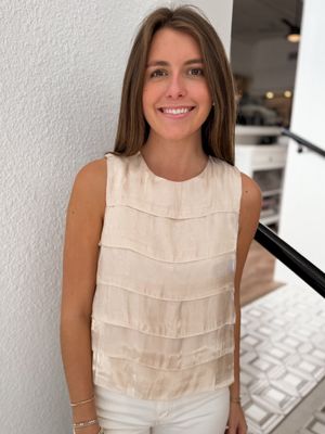 Champagne Shimmer Top