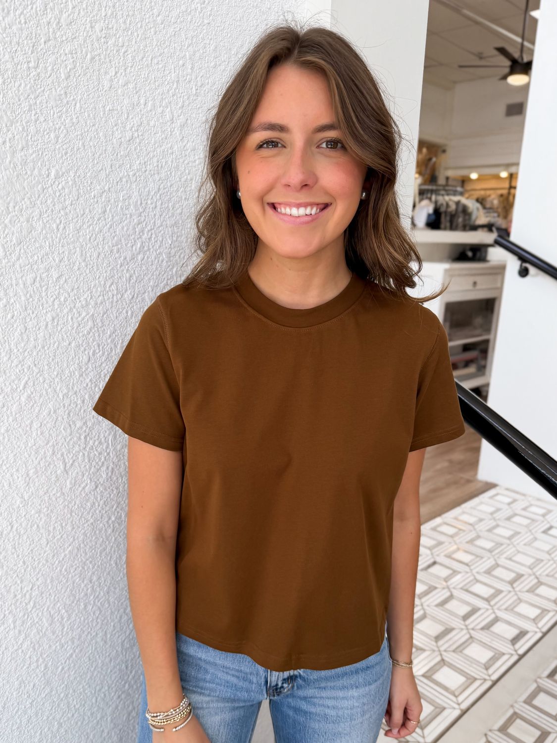 Brown Lanie Tee