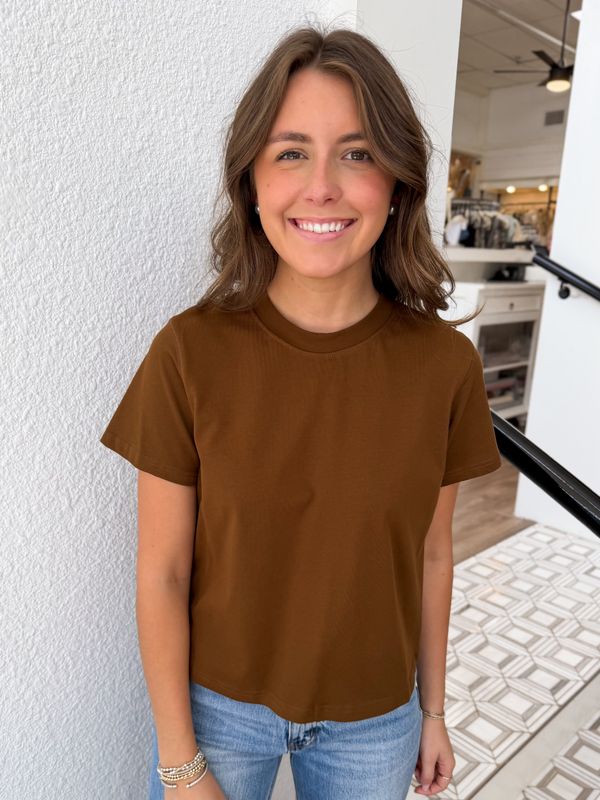 Brown Lanie Tee