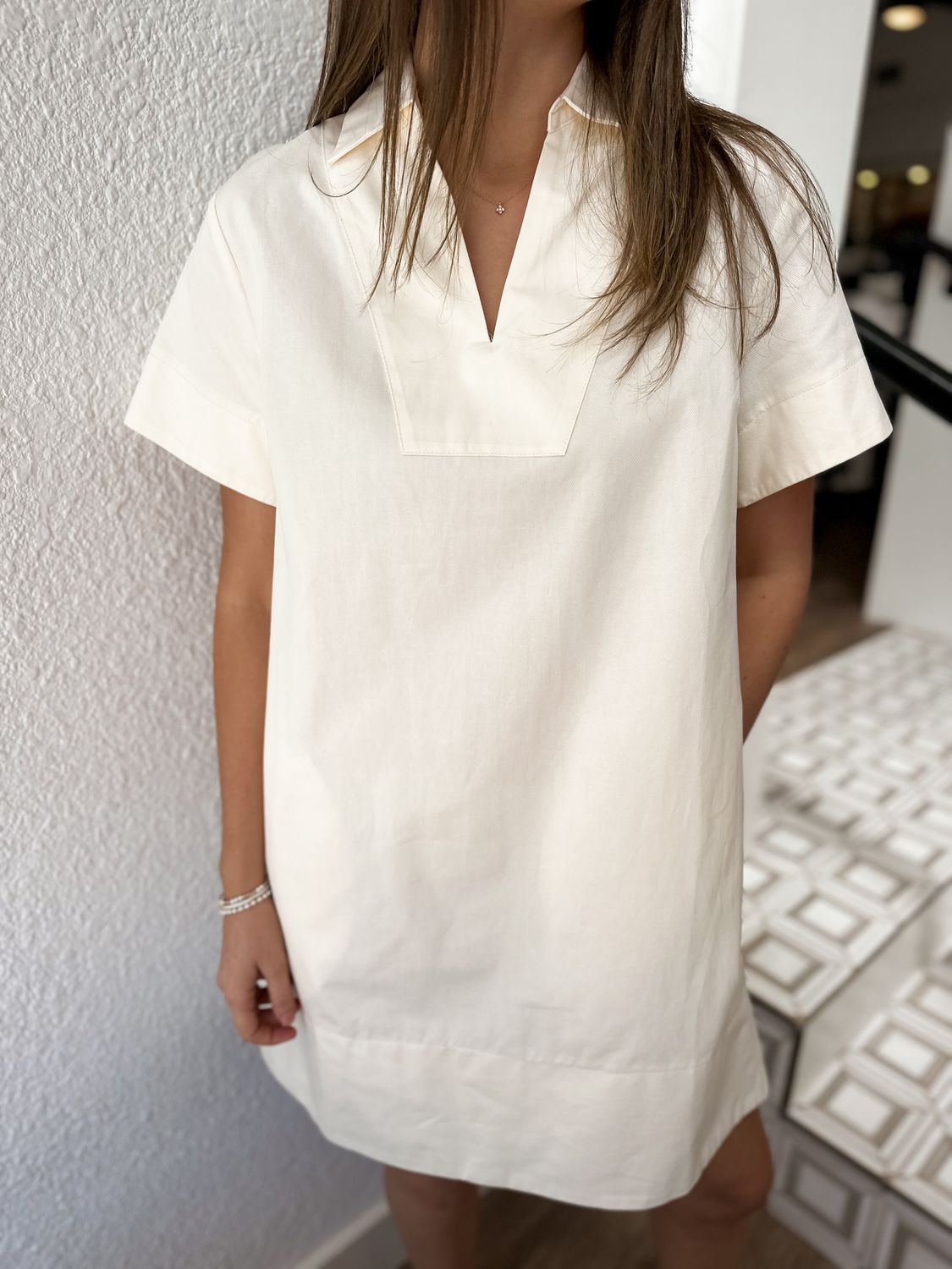 Parchment Sheath Dress