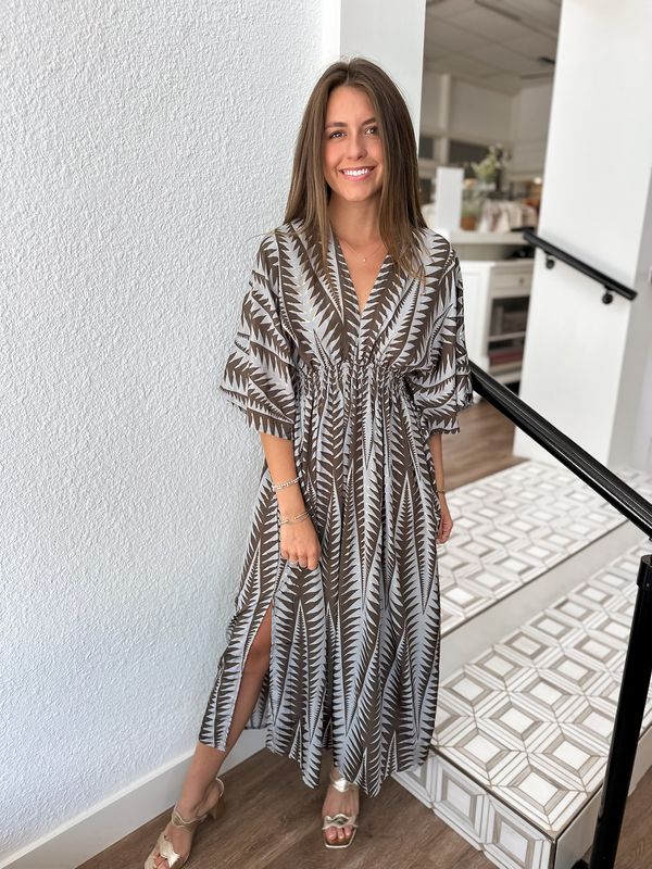 Dune Palm Maxi Dress