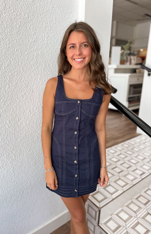 Indigo Mini Dress