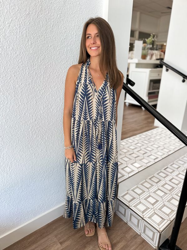 Pacific Fern Maxi Dress