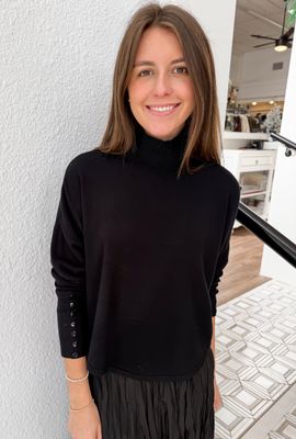 Black Winnie Sweater