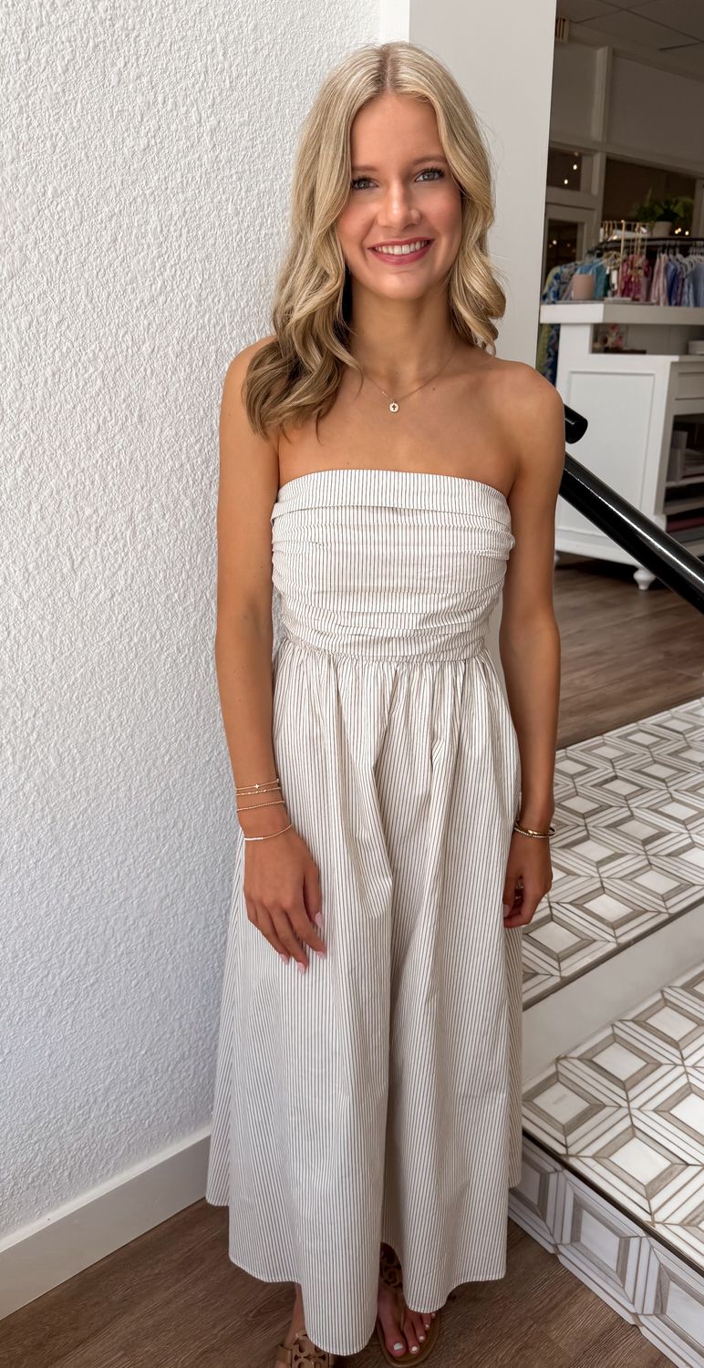 Stripe Rowe Midi Dress