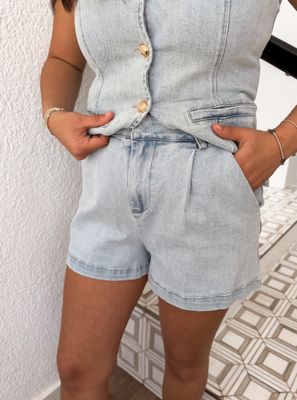 Light Denim Hudson Short