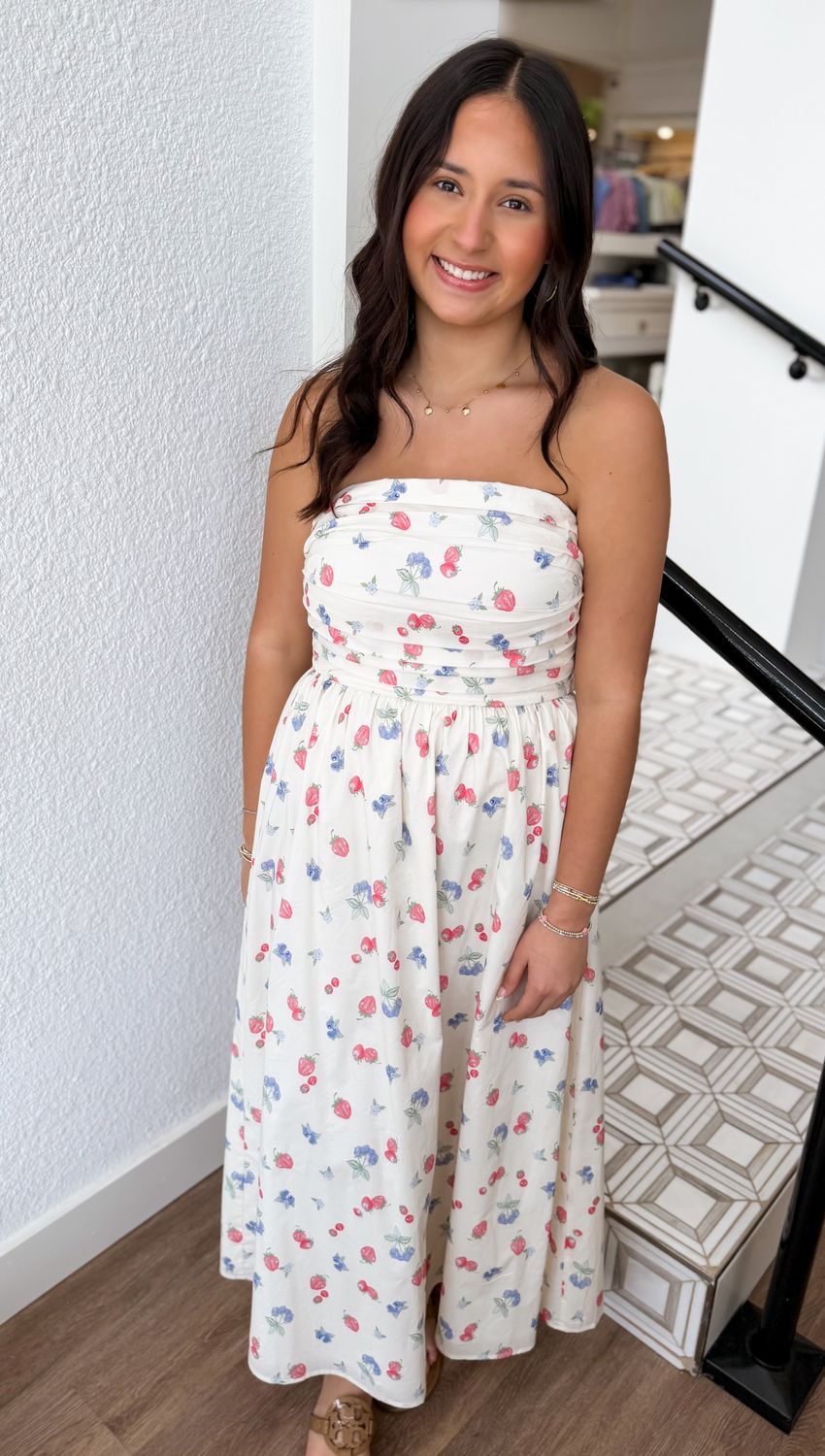 Mixed Berry Rowe Maxi Dress