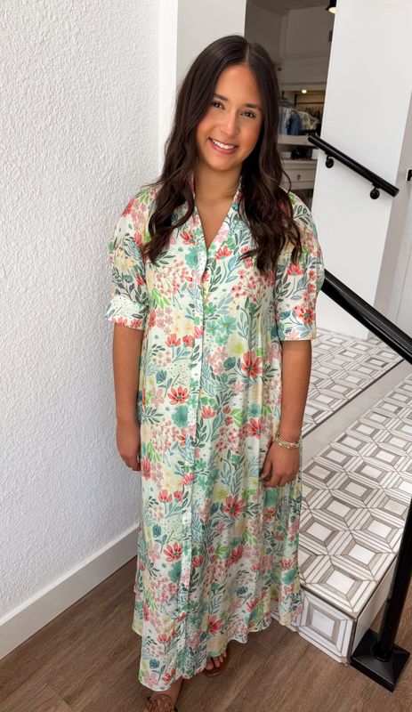 Watercolor Garden Maxi