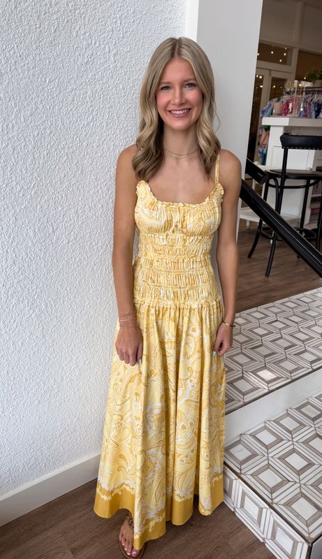 Golden Hour Smocked Maxi Dress