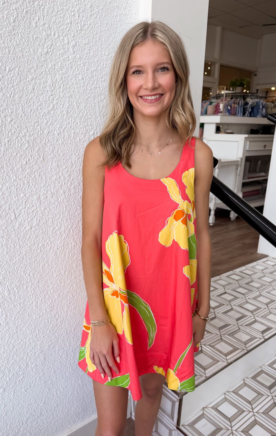 Evie Floral Swing Dress