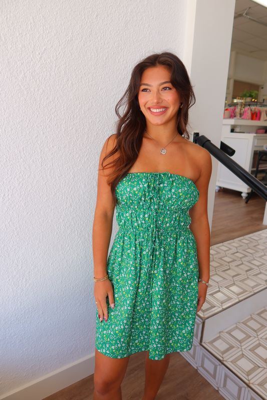 Sun Escape Tube Mini Dress