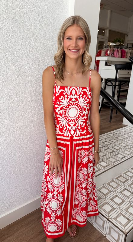 Sangria Colette Midi Dress
